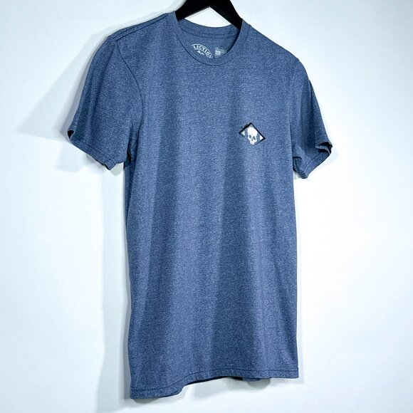 Affliction Small Skull On The Front Affliction Live‎ Fast On Back T Shirt Size S - Picture 2 of 9